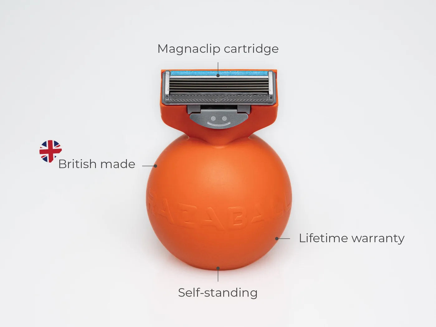 Razaball_Orange_Front_LS