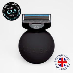 Starter Pack - RAZABALL with 3 Premium Magnaclip Cartridge Blades