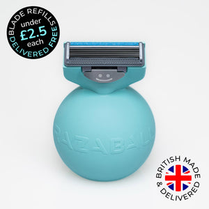 Starter Pack - RAZABALL with 3 Premium Magnaclip Cartridge Blades