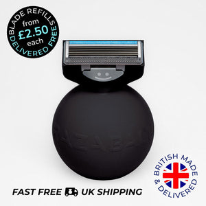 Super Pack - RAZABALL with 24 Premium Magnaclip Cartridge Blades