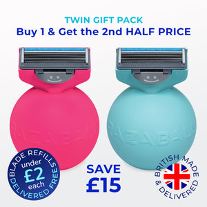 Twin Gift Pack - 2 RAZABALLS with 8 Blades (Buy 1 Get the 2nd One Half Price)