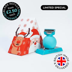 X-Mas Gift Pack - RAZABALL with 5 Premium Magnaclip Cartridge Blades