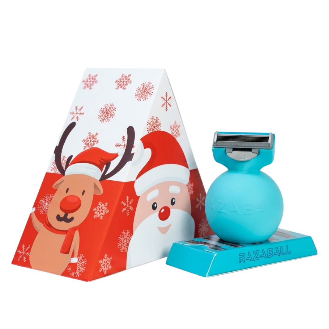 X-Mas Gift Pack - RAZABALL with 5 Premium Magnaclip Cartridge Blades