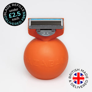 Starter Pack - RAZABALL with 3 Premium Magnaclip Cartridge Blades